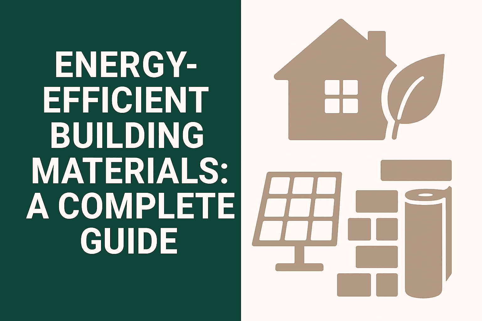 Energy-Efficient Building Materials: A Complete Guide